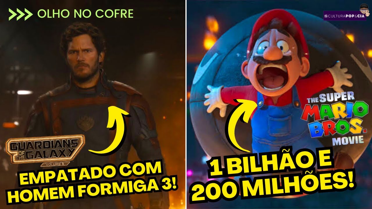 Super Mario Bros.: O Filme ultrapassa US$ 1 bilhão de bilheteria