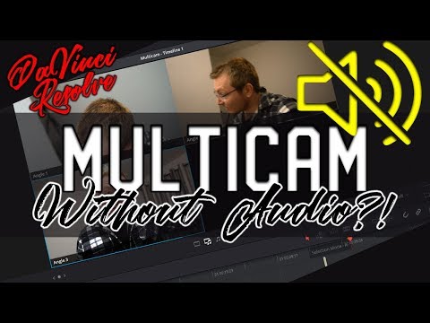 Многокамерный монтаж и синхронизация БЕЗ звука в DaVinci Resolve