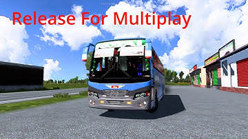 ETS 2 Hino 1J AK Bus Release For Multiplay । ETS 2 Hino 1J AK8 Bus Mod For Convoy ।