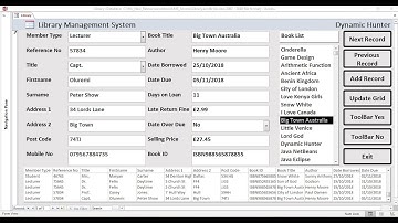 How to Create a Library Management System in MS Access - Part 2 of 2