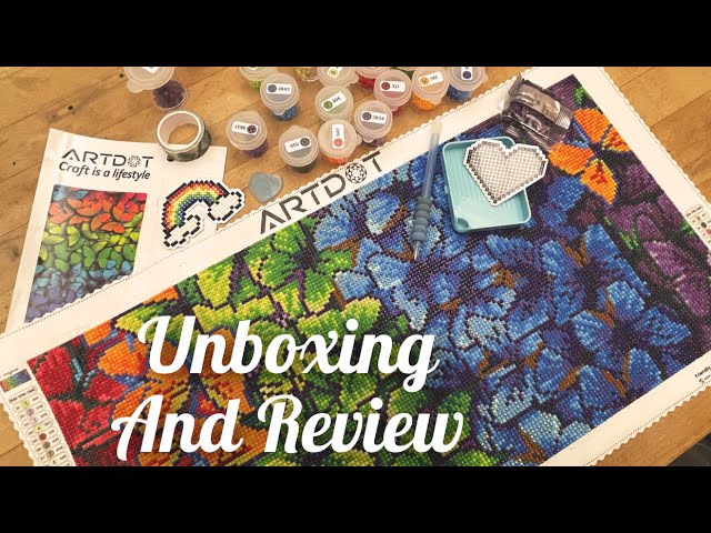 Bonus Video~ARTDOT diamond painting kit review! 