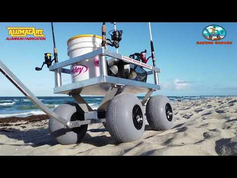 Alumacart Kahuna Junior Beach and Fishing Wagon