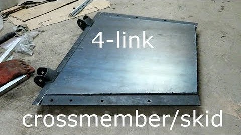 jeep yj build, (pt 5) 4-link crossmember