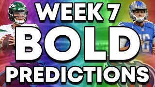 NFL Week 7 Bold Predictions 2021 - NFL Week 7 Predictions