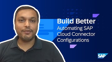 Automating SAP Cloud Connector Configurations in SAP Build | Build Better