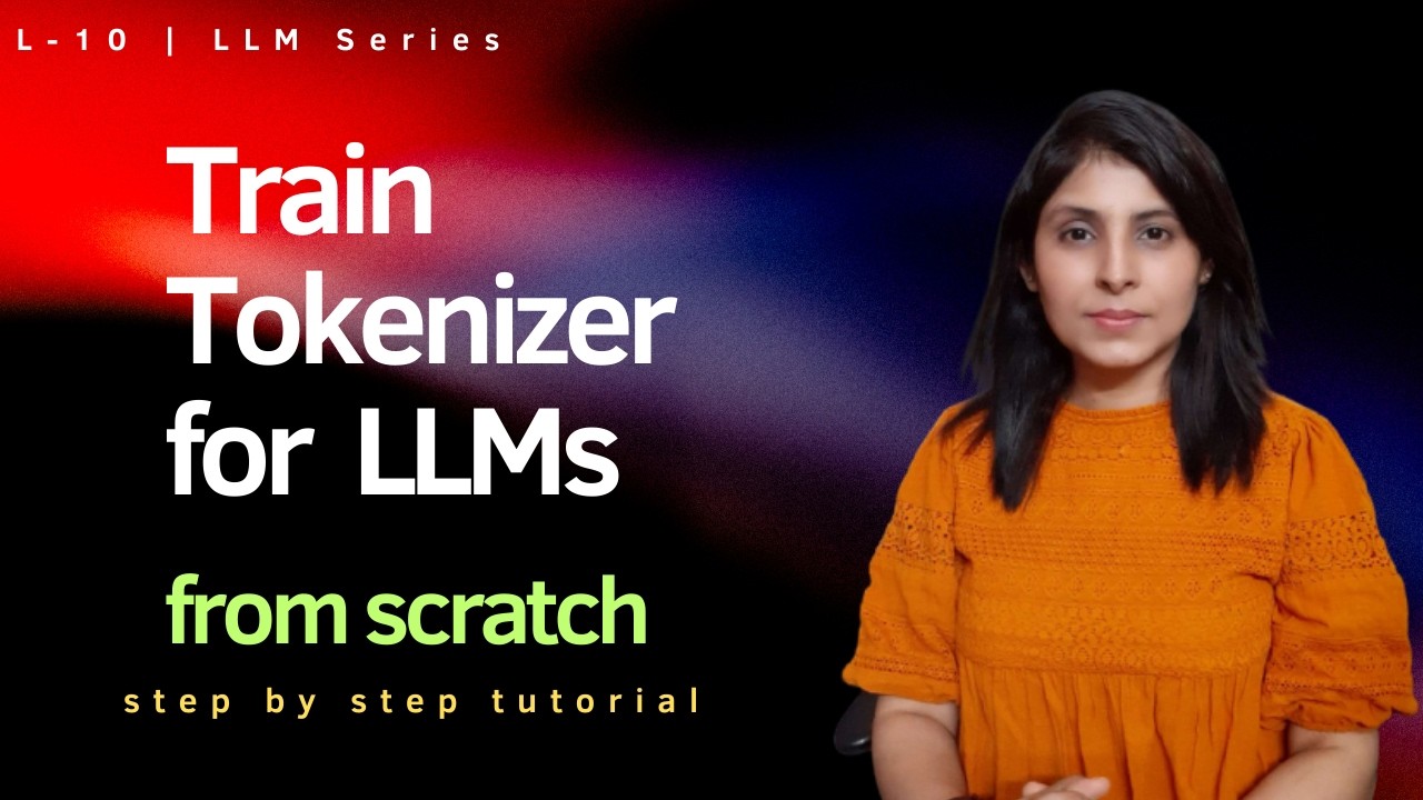 L-10 | How to Train a Tokenizer on Your Own Dataset for LLMs
