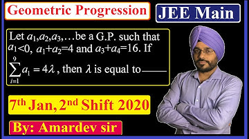 Let a1,a2,a3,…be a G.P. such that a1 is greater than 0, a1+a2=4 and a3+a4=16....