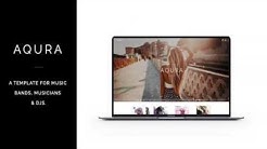 AQURA - Music Band Musicians & DJ's HTML Template | Themeforest Website Templates and Themes  - Durasi: 0:21. 