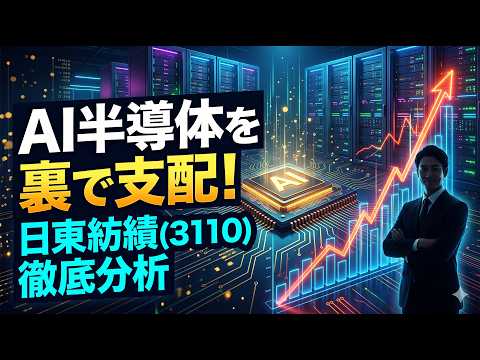 【銘柄分析】日東紡（3110）の驚異の成長力！？NVIDIAも依存か、AI半導体の心臓部「Tガラス」を独占する企業
