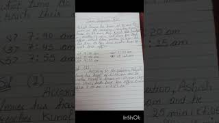 Time Sequence Test Question/ Competitive Exam #reasoning #question #competitive #bank #shorts#reels