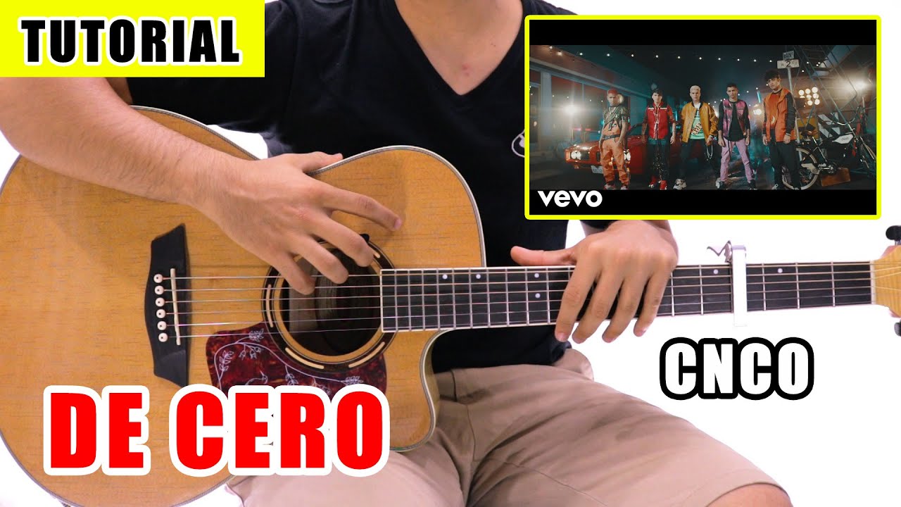 Cómo tocar DE CERO de CNCO en Guitarra | Tutorial + PDF GRATIS