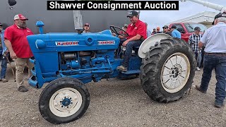 Old Tractors  Ford  Oliver Case  MF  JD  Shawver Consignment Auction Results 050424