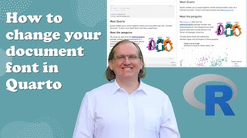 How to change your document font in Quarto (HTML & PDF)