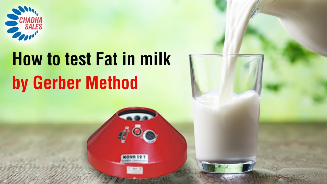 How To Test Fat In Milk By Gerber Test Check The Purity Of Milk For Dairy Milk Collection