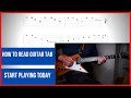 How To Read GuitarTabs For Beginners Pt 1