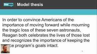 AP Lang_ Rhetorical Analysis Part II, Thesis Statements