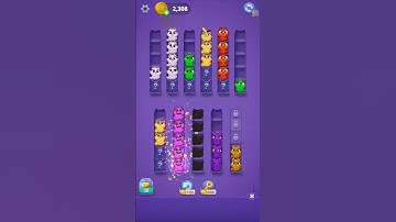 Kitty Sort: Twisted Tails Level 151 | Funny Games