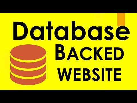 How to create a database website with PHP and mySQL 01 - Intro