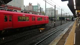 名鉄6800系6816F普通東岡崎行金山4番線到着