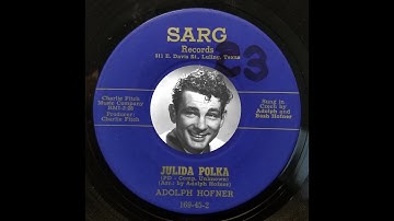 Thumbnail of TEXAS DANCEHALL STANDARDS: Adolph Hofner / Julida Polka / Sarg 169 / 1950s