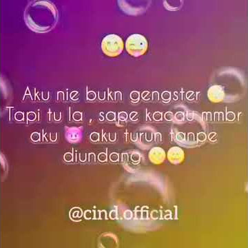 Aku bukan gangster