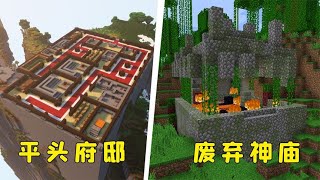 我的世界：3個神奇種子，平頭林地府邸，你見過嗎？