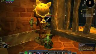 WoW Cataclysm Beta Goblin Warlock safe cracking Mini-game Gameplay (with sound)