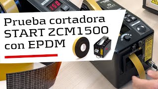 START #ZCM1500 Cortadora industrial - burlete de EPDM con adhesivo