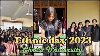 Ethnic Day 2023 at Christ University | Vlog