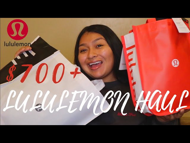 Lululemon try on! #lululemon #lululemonhaul #lululemontryon #size8