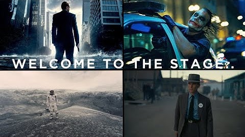 Please Welcome To The Stage, Mr. Christopher Nolan