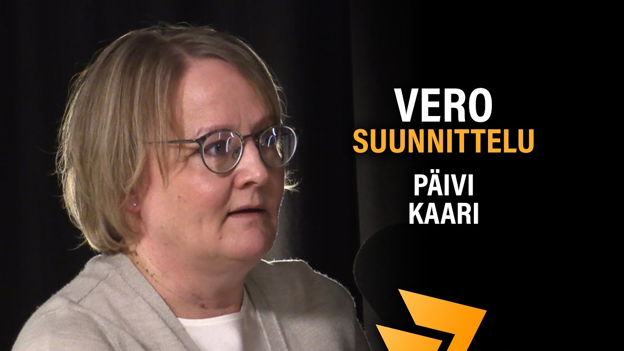 Verosuunnittelu ja verotuksen optimointi yrittäjänä (Päivi Kaari) | Yrittäjä 23