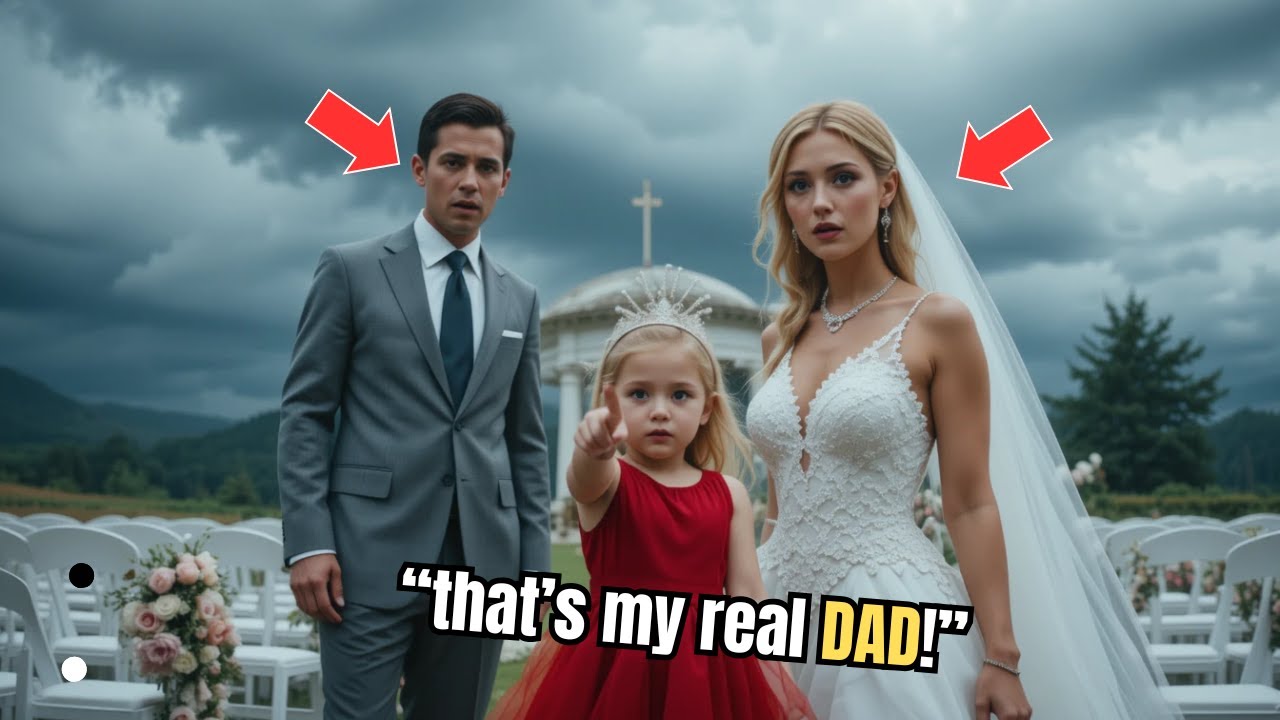 "Little KID  Interrupts Millionaire Mom’s Wedding — Points at Groom and Says, 'That’s My Real Dad!'"