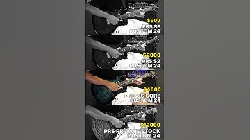 PRS SE vs PRS S2 vs PRS US CORE vs PRS Private Stock (Custom 24) | Dream Theater - Another Day