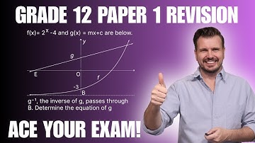 Grade 12 Maths Paper 1 | Functions | NSC Past Paper 2025 | Matric Exam Prep ( NSC | CAPS | DBE)