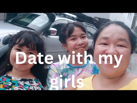 Date with my girls Zia and Eli 👸👸 #momlife
