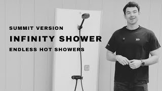 Recirculating Shower for Vans | How to Use the Infinity Shower | One Button, Endless Hot Showers