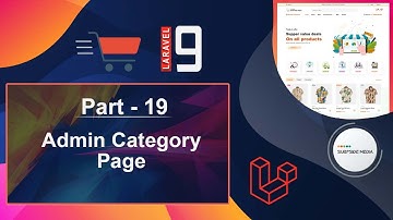 Laravel 9 E-Commerce - Admin Category Page