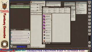 FGC Presents: FG Unity Beta Character Creation 101 - Part 9: Actions Tab