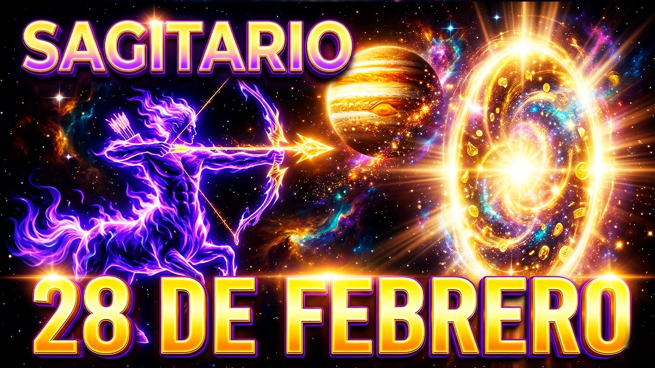 SAGITARIO 🏹 28 DE FEBRERO ✨ JÚPITER ABRE TU PORTAL DE ABUNDANCIA... 🔥 ¡NADA VOLVERÁ A SER IGUAL! 🌌💎🙏