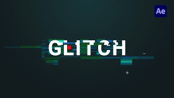 Glitch Logo Animation in After Effects - After Effects Tutorial - Easy Method - Fxmuni