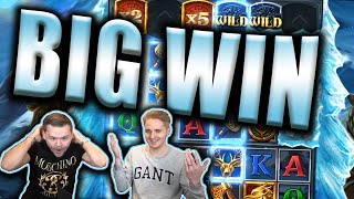 BIG WIN on ICE WOLF Slot - Casino Stream Big Wins screenshot 3
