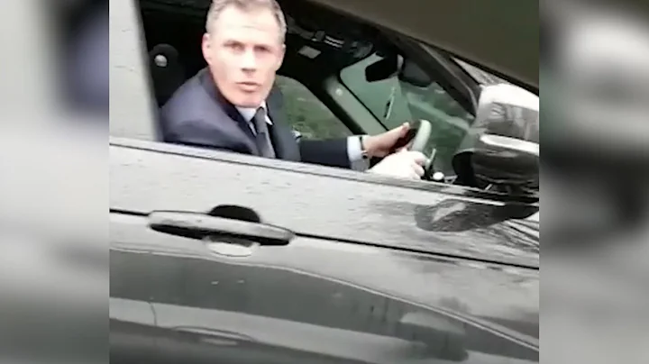Jamie Carragher filmed spitting in direction of 14...