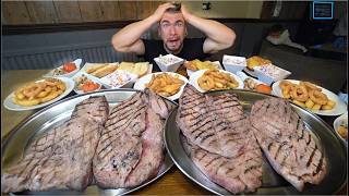 'TRULY IMPOSSIBLE' 20LB STEAK CHALLENGE (World's Biggest Steak Challenge) | Joel Hansen