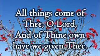 Video-Miniaturansicht von „"All Things Come of Thee, O Lord" (Chimes)“