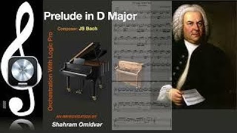 Prelude in D Major by JS Bach - Digital Improvisation using Logic Pro
