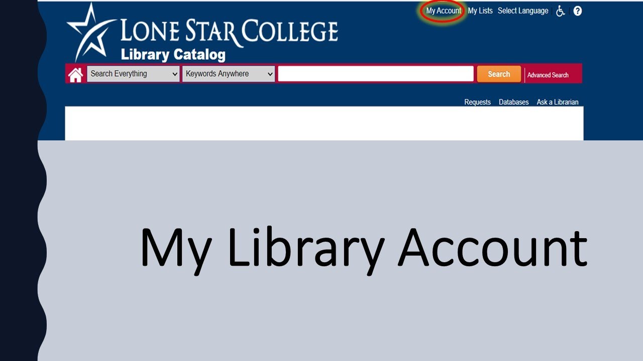 My Library Account - YouTube