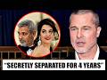 At 61, Brad Pitt Reveals The REAL REASON About George Clooney's Marriage
