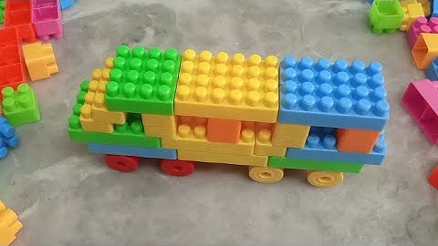 Satisfying DIY Bus /ASMR/ relaxation#satisfying  #asmr#asmrsounds#buildingblocks