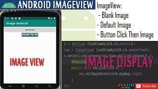 android imageView Example | how to set image on button click with android studio